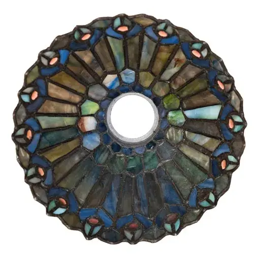 The Tiffany Jeweled Peacock by Meyda Lighting - Image 4