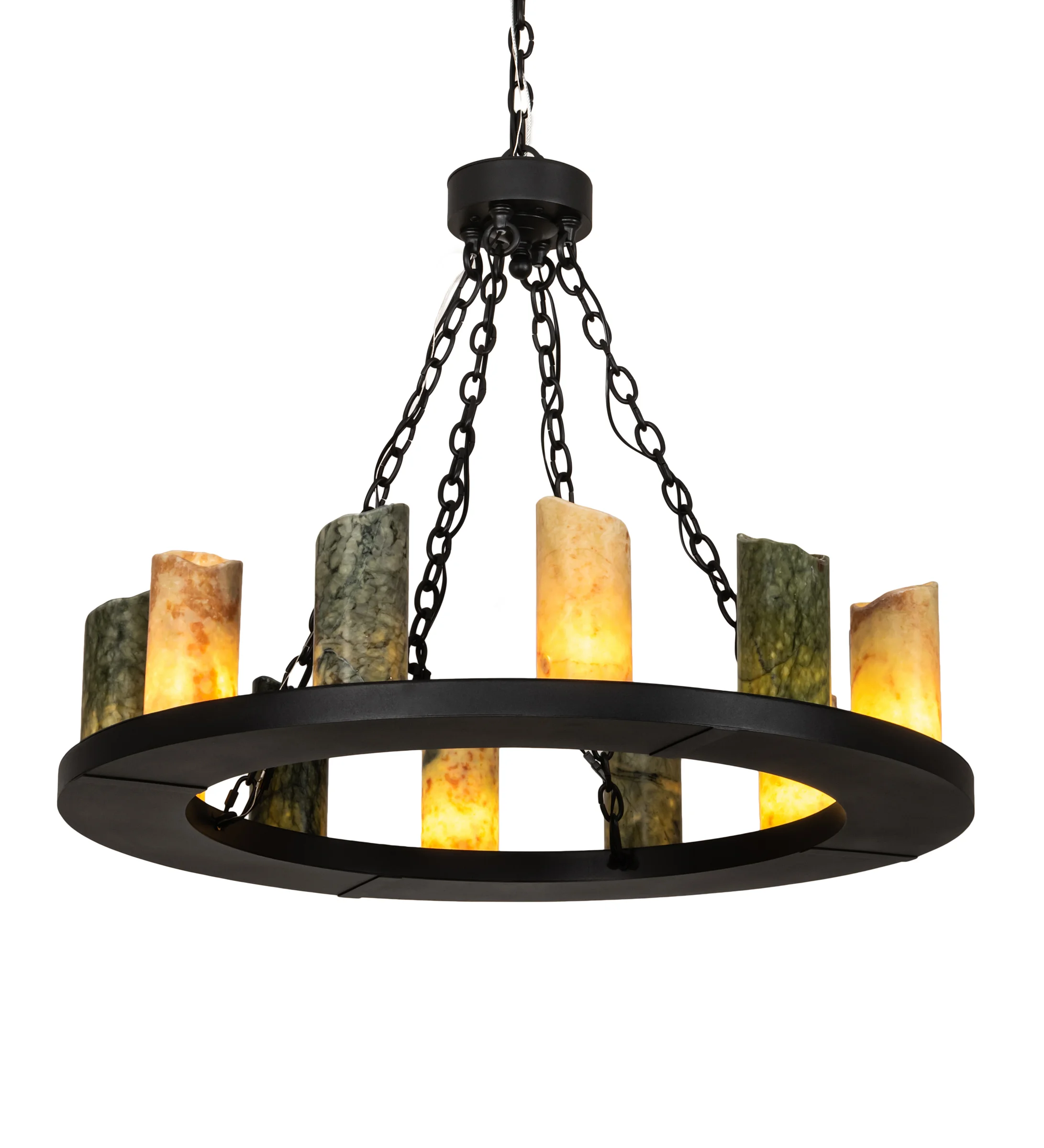 Loxley 12 Light Chandelier in Old Wrought Iron