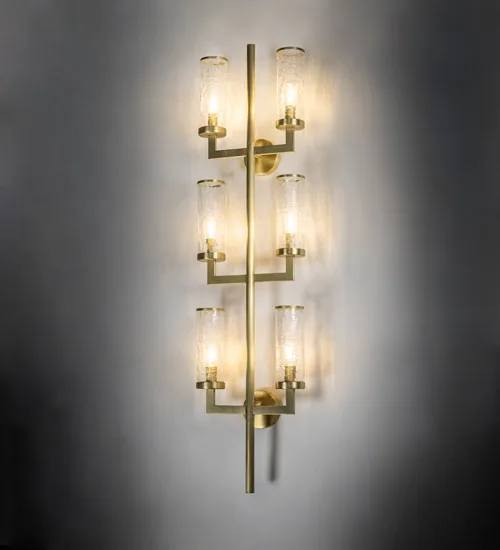 13" Wide Cilindro Ashcroft 6 Light Wall Sconce