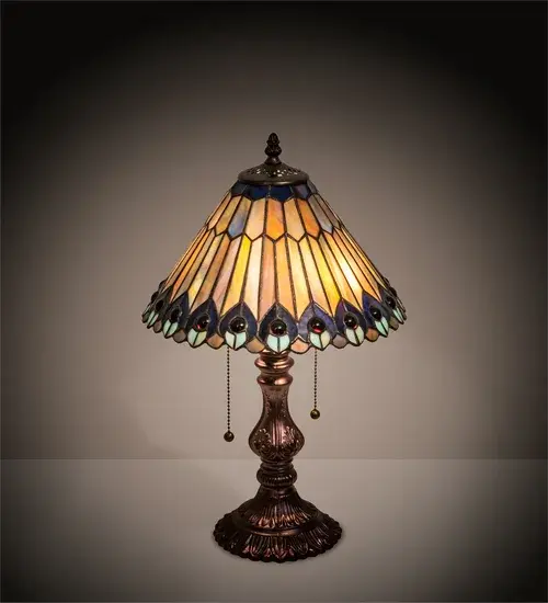 The Tiffany Jeweled Peacock by Meyda Lighting - Image 1