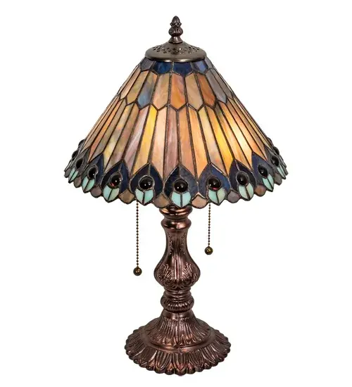 The Tiffany Jeweled Peacock by Meyda Lighting - Image 2
