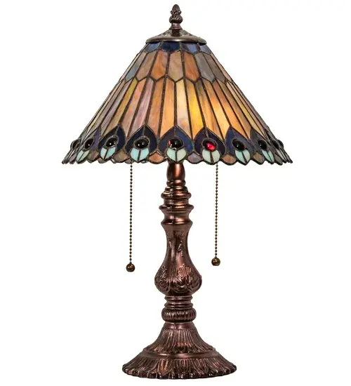 The Tiffany Jeweled Peacock by Meyda Lighting - Image 5