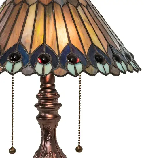 The Tiffany Jeweled Peacock by Meyda Lighting - Image 7