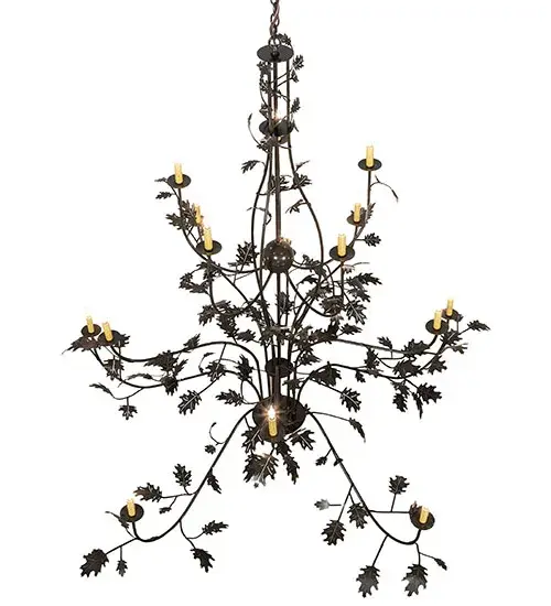 The Meyda Tiffany - Oak Leaf by Meyda Lighting - Image 4
