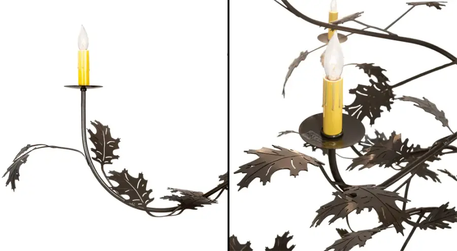 The Meyda Tiffany - Oak Leaf by Meyda Lighting - Image 8