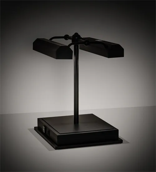 17" High Utica Library Banker's Lamp