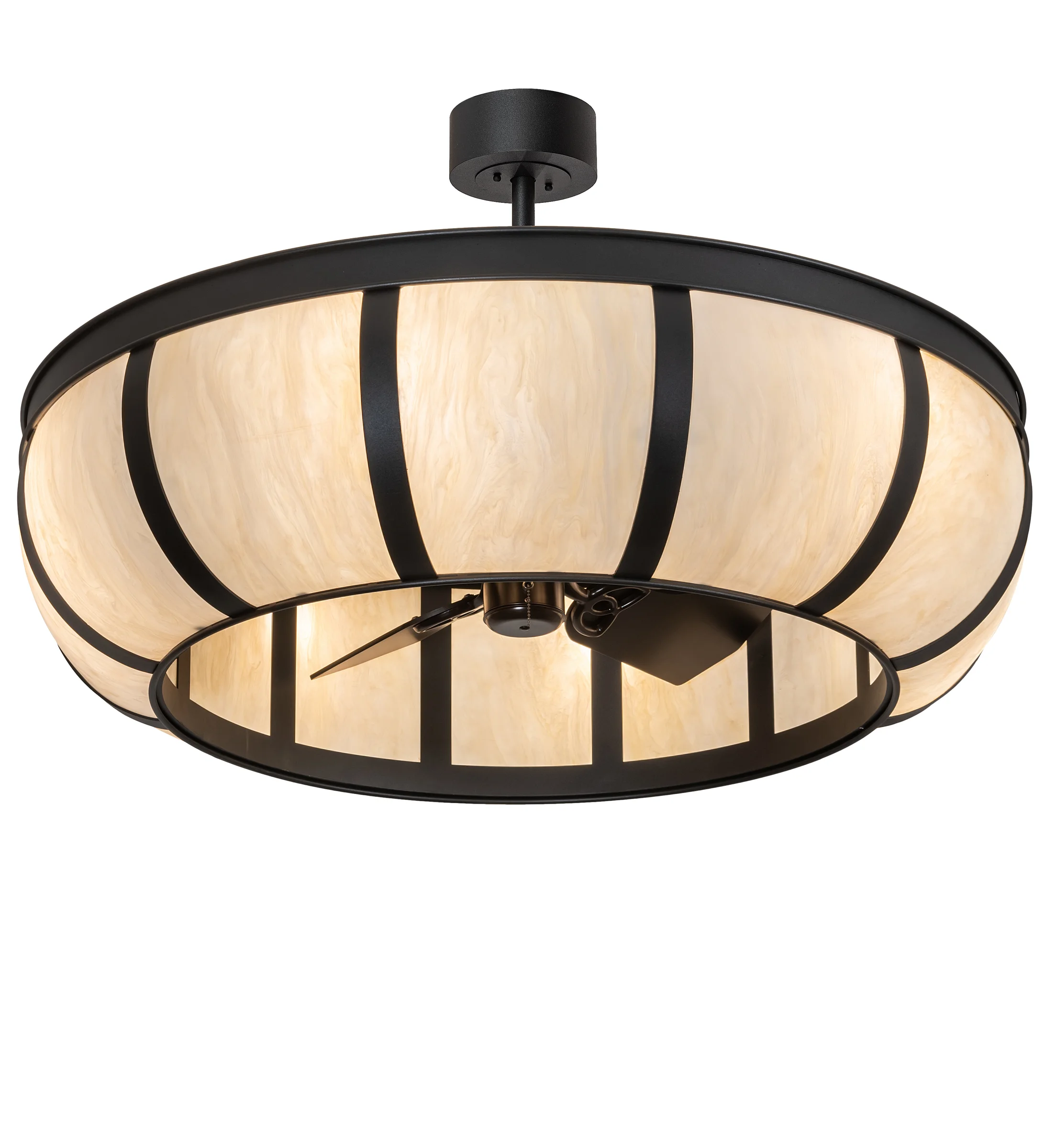 Prime Six Light Chandel-Air in Old Wrought Iron