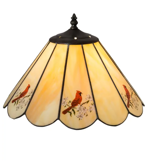13" Wide Cardinal Shade