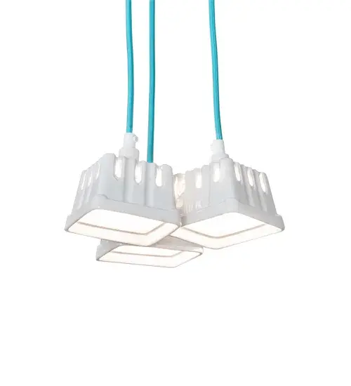The material is Steel and Ceramic. The finish is White. The shade is White Ceramic. - alternate view