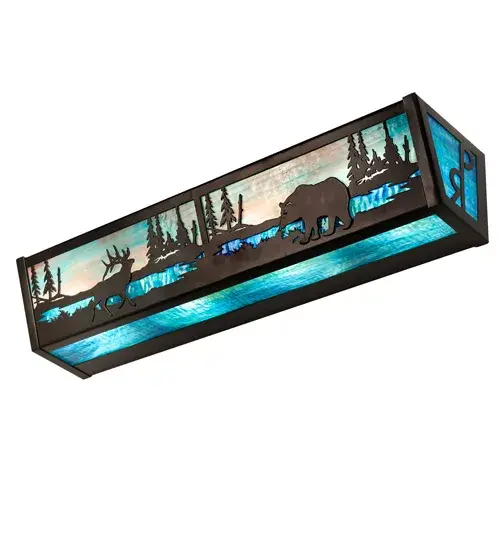 The Elk & Black Bear by Meyda Lighting - Image 6