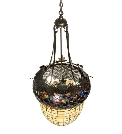 The Meyda Tiffany - Greenbriar Oak by Meyda Lighting - Image 4