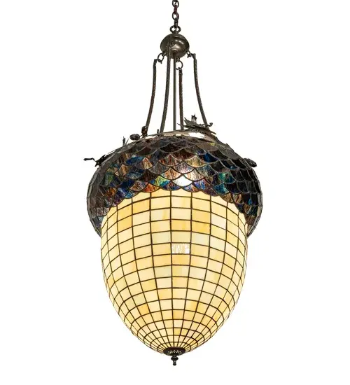 The Meyda Tiffany - Greenbriar Oak by Meyda Lighting - Image 6