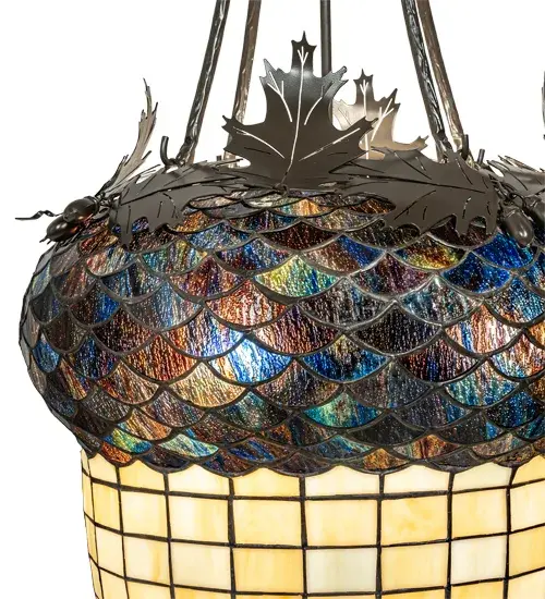 The Meyda Tiffany - Greenbriar Oak by Meyda Lighting - Image 8