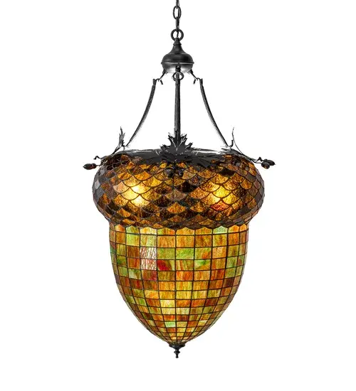 The Meyda Tiffany - Greenbriar Oak by Meyda Lighting - Image 5