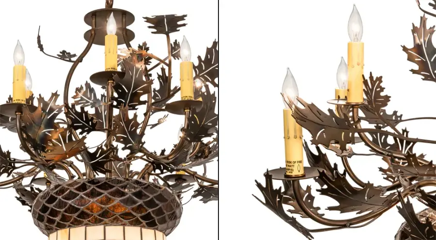 The Oak Leaf & Acorn by Meyda Lighting - Image 8