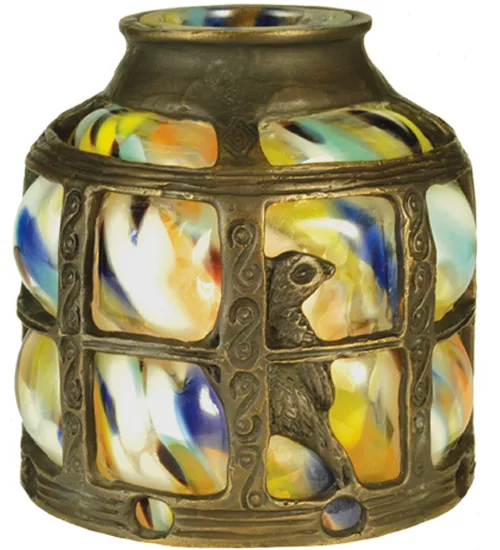4" Wide Castle Bird Cage Shade