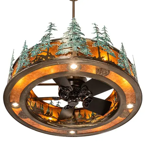 The Meyda Tiffany - Tall Pines by Meyda Lighting - Image 6
