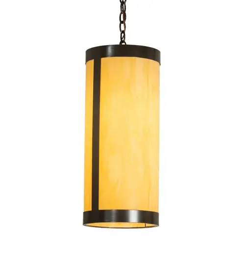 The stunning Cartier pendant pairs a Tawnyrock Idalight shade with hardware in a Timeless Bronze finish. The overall height ranges from 28 to 87 inches as the chain length can be easily adjusted in the field to accommodate your specific lighting application needs. Ideal for illuminating islands, counters and tables in residential, hospitality and commercial settings. Handcrafted by master artisans in our 180,000 square foot manufacturing facility in Yorkville, New York. Shade colors, metal finishes and fixture sizes can be customized to meet your needs. UL and cUL listed for damp and dry locations. Collection: Cartier Finish: Timeless Bronze Glass: Tawnyrock Idalight Width: 10.00" Height: 28.00" Length: 10.00" Weight: 11.00 lb Number of Bulbs: 1 Maximum Wattage: 35.00 W Bulb Type: PAR20 Bulb Base: E26 Material: Steel Country of Origin: USA Safety Listing: Damp Safety Rating: Damp - alternate view