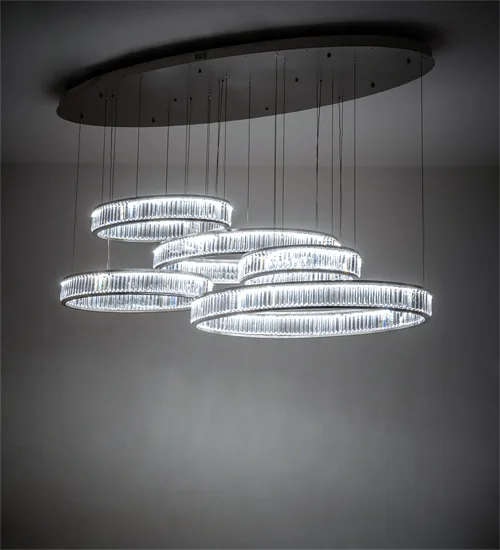 86" Long Beckam 5 Light Cascading Pendant