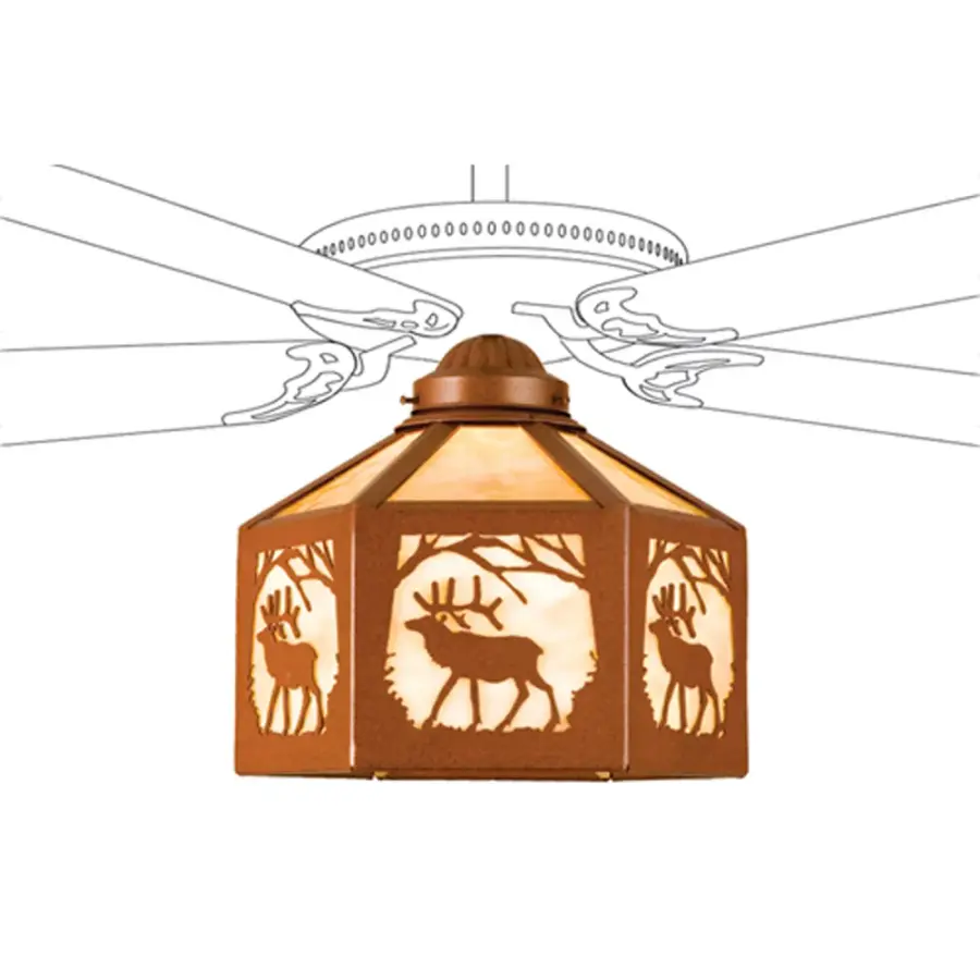 The Lone Elk by Meyda Lighting