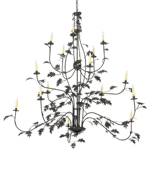 The Meyda Tiffany - Oak Leaf by Meyda Lighting - Image 3