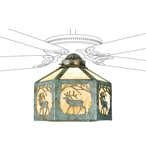 The Lone Elk by Meyda Lighting