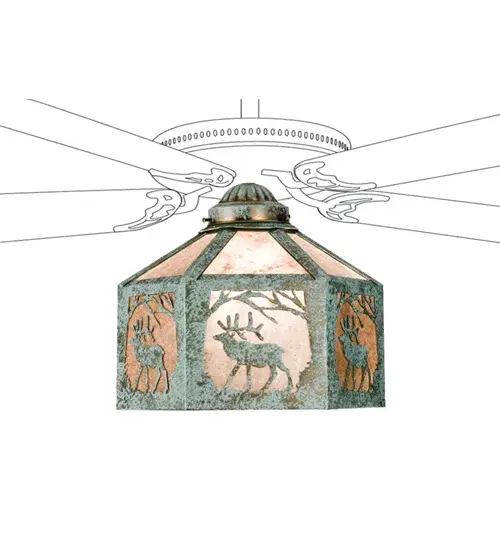 The Lone Elk by Meyda Lighting