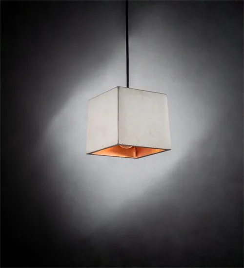 6" Square Basix Pendant