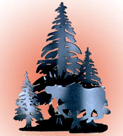 The Moose on the Loose by Meyda Lighting