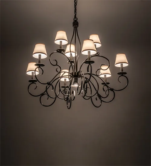 40" Wide Grace 10 Light Chandelier