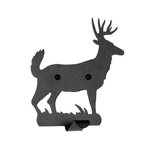 5" Wide Lone Deer Single Key Holder
