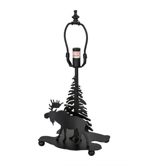 9.5" High Lone Moose Table Base