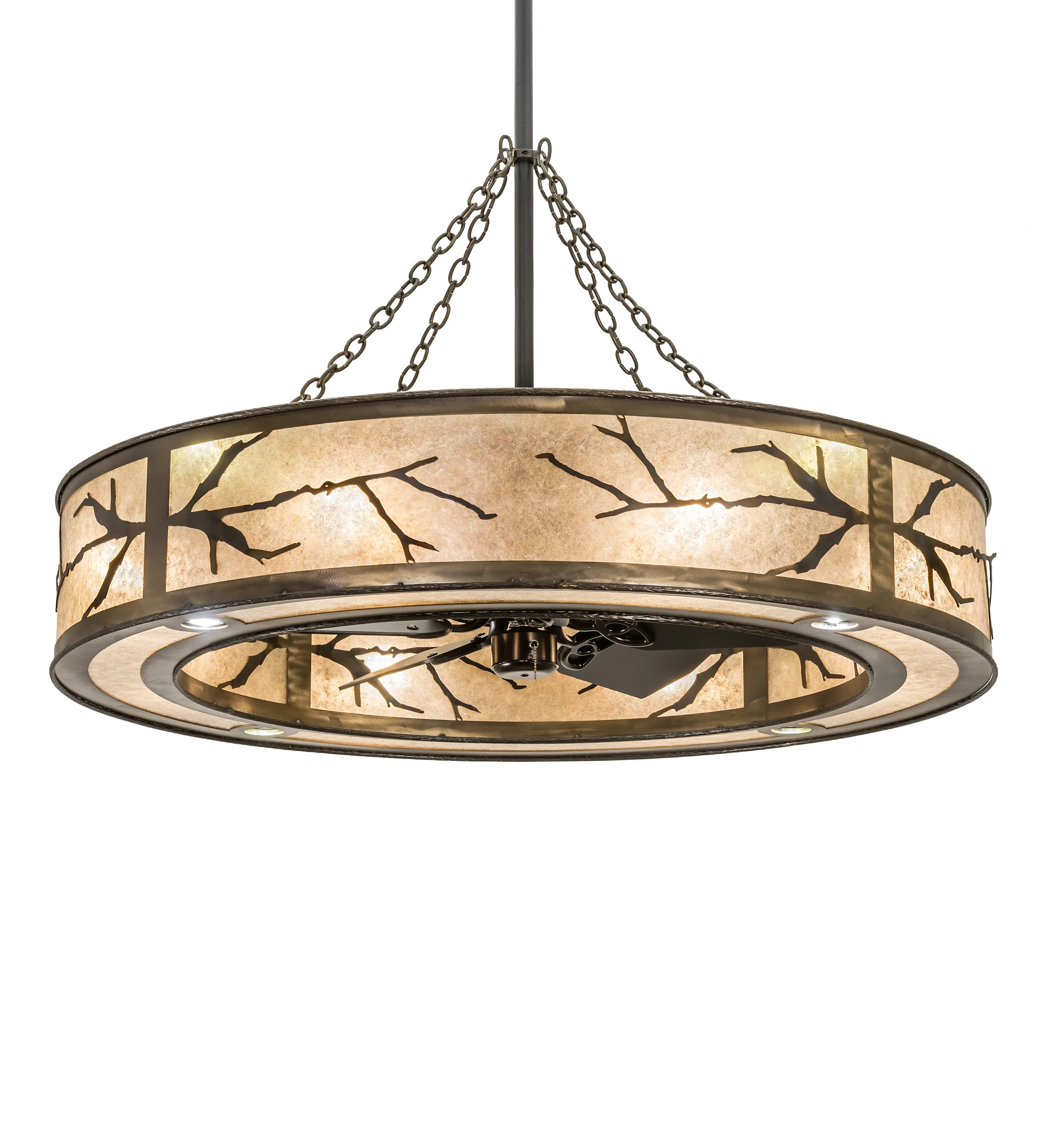 Branches 16 Light Chandel-Air in Dark Burnished Antique Copper