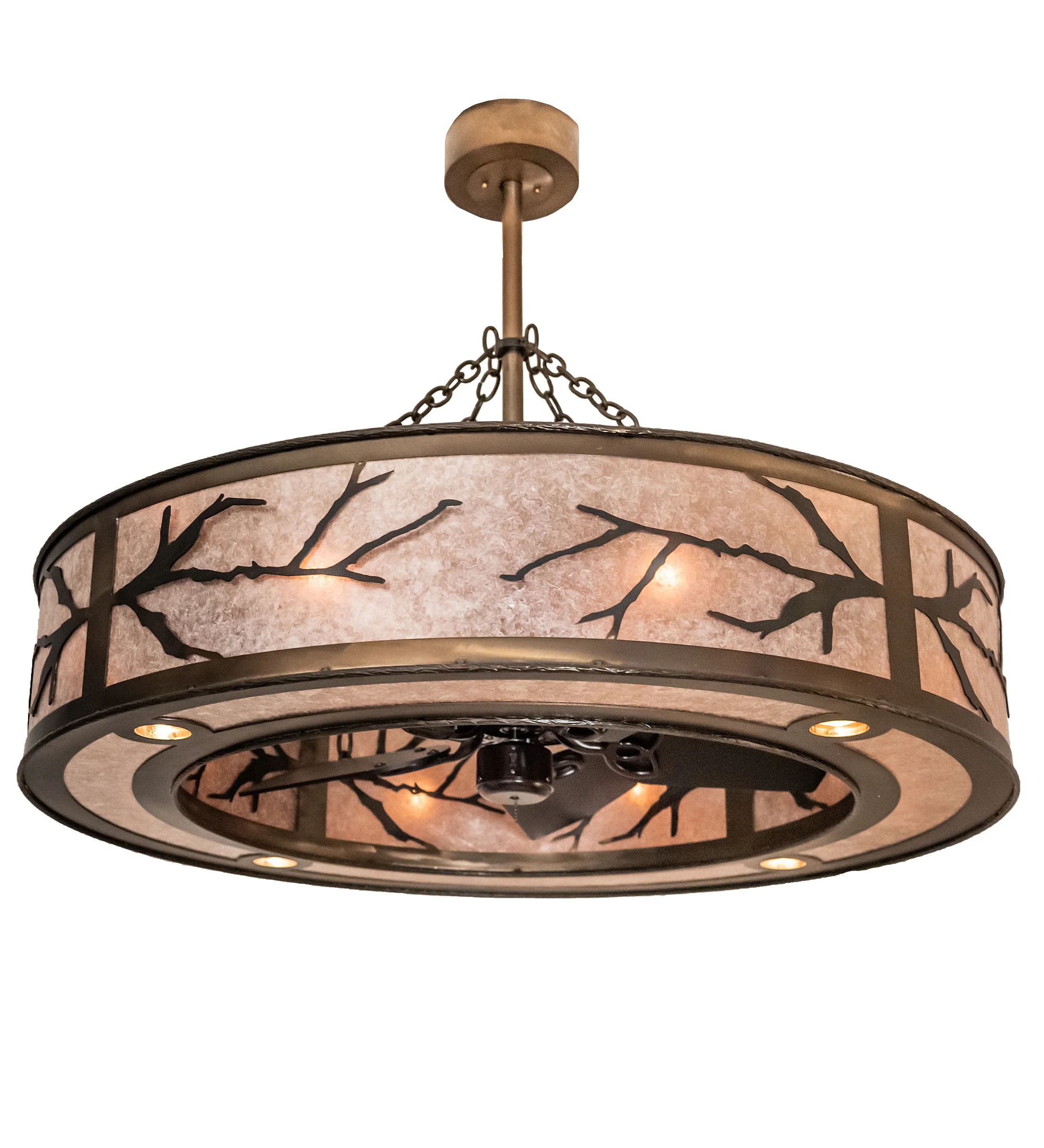 Branches 16 Light Chandel-Air in Dark Burnished Antique Copper