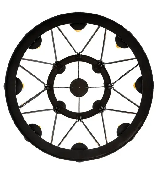 36" Wide Lakeshore 12 Light Two Tier Chandelier - Image 7