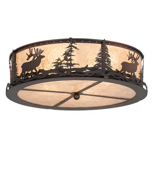 The Elk at Dusk by Meyda Lighting - Image 2