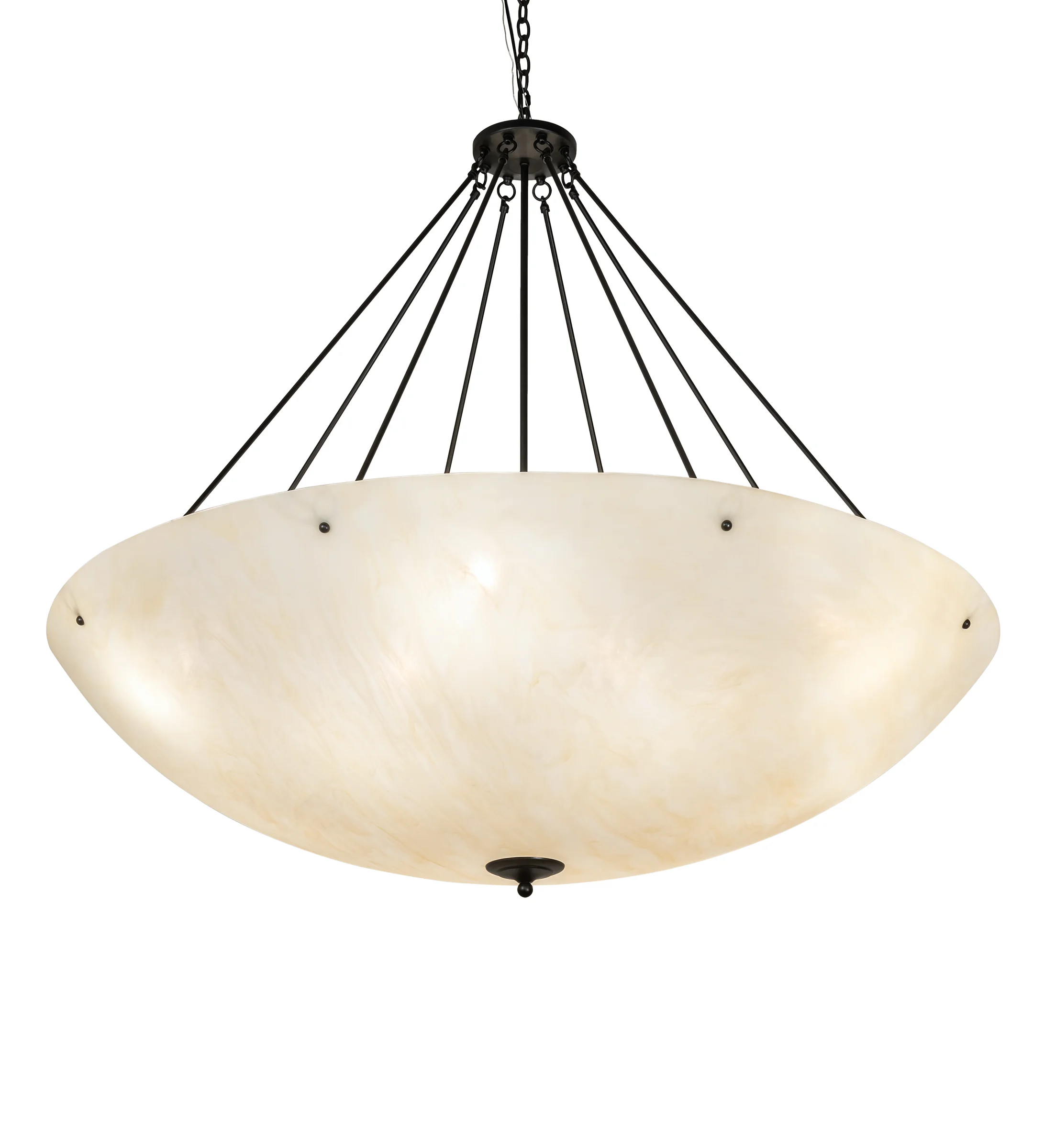 Madison 12 Light Pendant in Textured Black