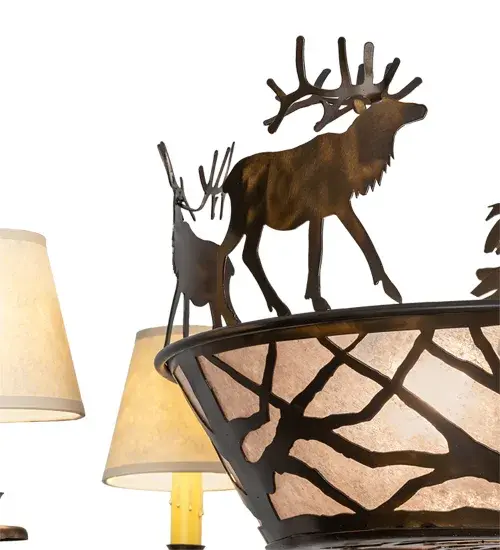 The Elk on the Loose by Meyda Lighting - Image 8