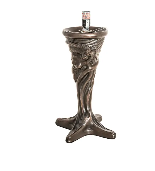 Every Meyda Tiffany item is a unique handcrafted work of art. Natural variations in the wide array of materials that we use to create each Meyda product make every item a masterpiece of its own. Photographs are a general representation of the product. Colors and designs will vary. Collection: Dryad Finish: Mahogany Bronze Width: 7.00" Height: 10.00" Length: 7.00" Weight: 3.50 lb Number of Bulbs: 1 Maximum Wattage: 25.00 W Bulb Type: B10 Bulb Base: E12 Material: Zinc Country of Origin: CHINA Safety Rating: Dry