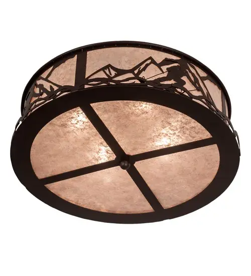 22" Wide Alpine Semi-Flushmount - Image 6