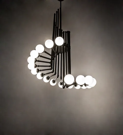 50" Wide PipeDream Cascading Chandelier
