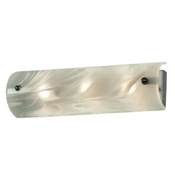 The material is Steel and Glass. The finish is Extreme Chrome. The glass is Blanco Swirl.