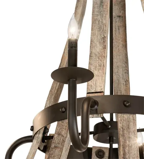 The Barrel Stave by Meyda Lighting - Image 4