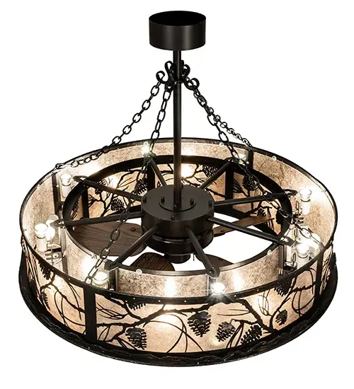 The Meyda Tiffany - Whispering Pines by Meyda Lighting - Image 4