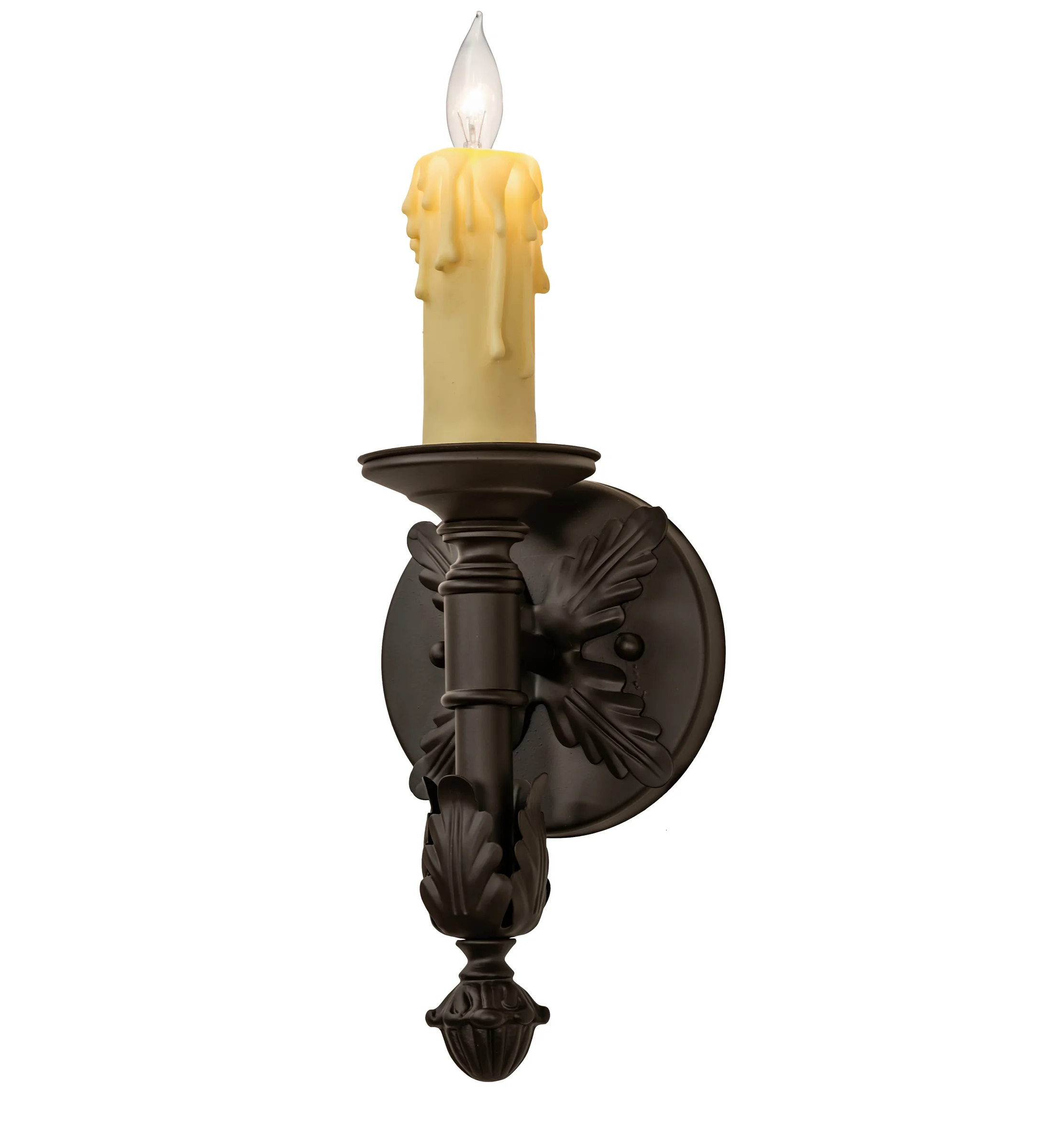 Clovis One Light Wall Sconce in Oil Rubbed Bronze