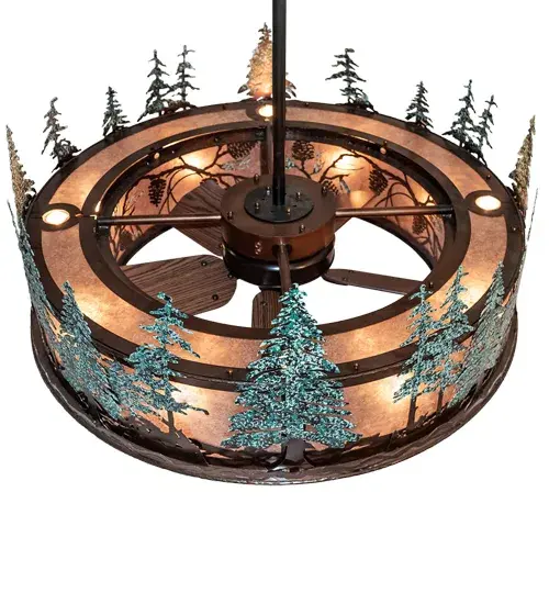 The Meyda Tiffany - Tall Pines by Meyda Lighting - Image 4