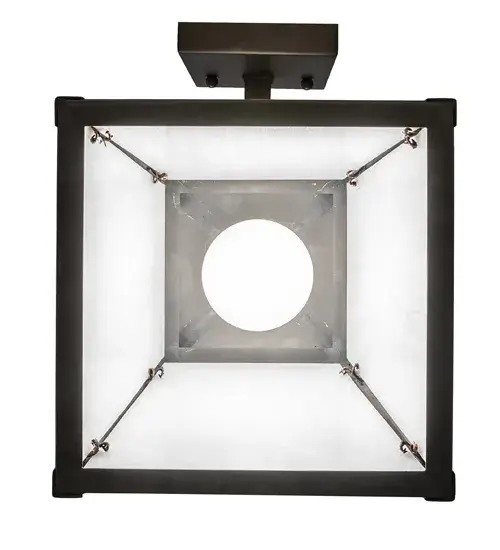 7" Wide Reeds & Cattails Hanging Wall Sconce - Image 10