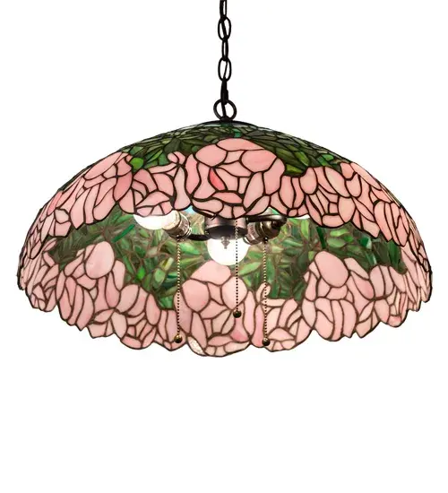 The Meyda Tiffany - Tiffany Cabbage Rose by Meyda Lighting - Image 6