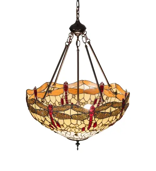 The Meyda Tiffany - Tiffany Hanginghead Dragonfly by Meyda Lighting - Image 4