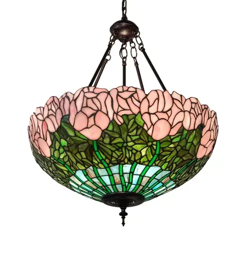 The Tiffany Cabbage Rose by Meyda Lighting - Image 6